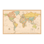 Carte Mappemonde - Vintage