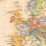 Carte Mappemonde - Vintage