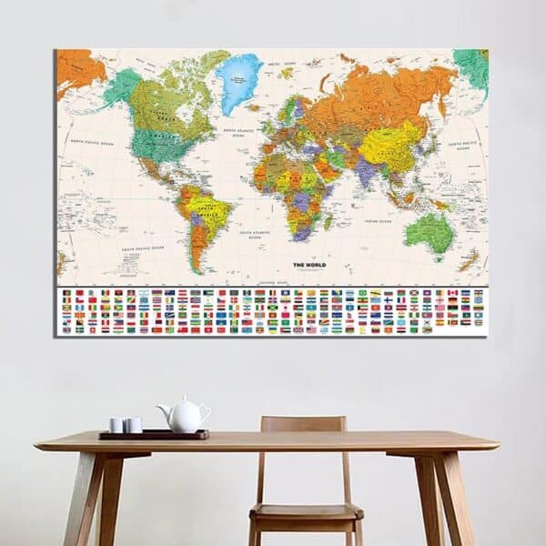 Mappemonde - Beige