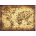 Affiche - Mappemonde Ancienne