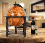 Antique - Globe Bar