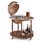 Bar Globe Terrestre - Mappemonde en Bois
