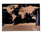Carte du Monde à Gratter - Fond Noir