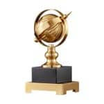 Globe Métal - Doré