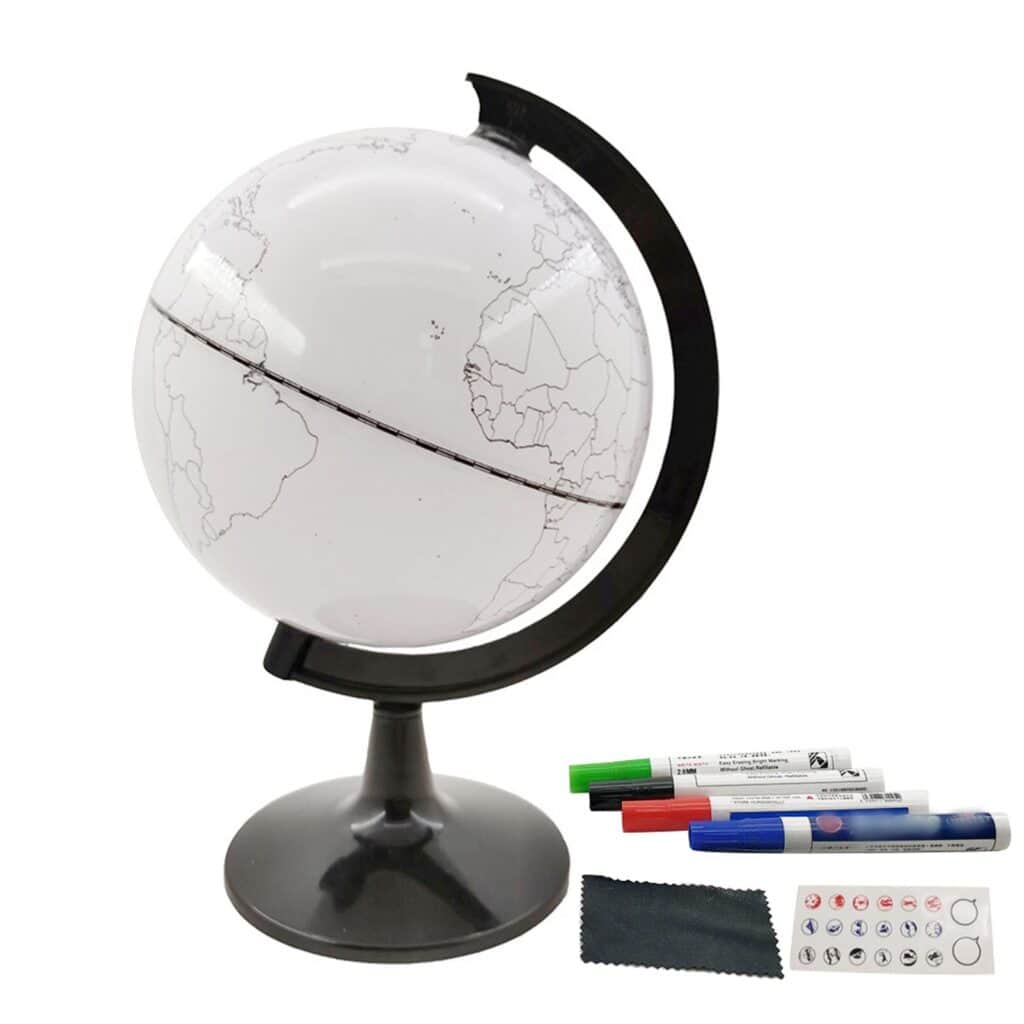 Globe Terrestre - à Colorier