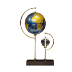 Globe Terrestre - Bleu et Doré