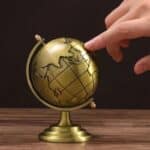 Globe Terrestre - Laiton