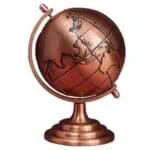 Globe Terrestre - Laiton