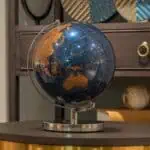 Globe Terrestre - Marron Bleu