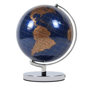 Globe Terrestre - Marron Bleu