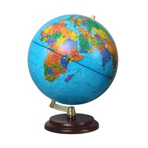 Globe Terrestre - Pied en Bois