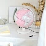 Globe Terrestre - Rose