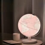 Globe Terrestre - Rose