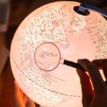 Globe Terrestre - Rose