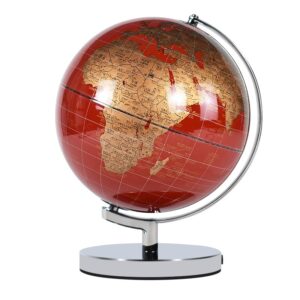 Globe Terrestre Rouge
