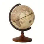 Globe Terrestre Vintage - Bois