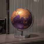 Globe Terrestre - Violet