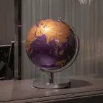 Globe Terrestre - Violet