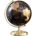 Globe Terrrestre - Noir et Or