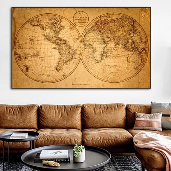Mappemonde Ancienne - Globe