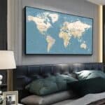 Mappemonde - Bleue