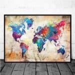 Mappemonde - Colorée