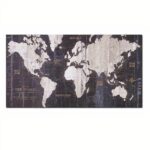 Mappemonde - en Noir et Blanc