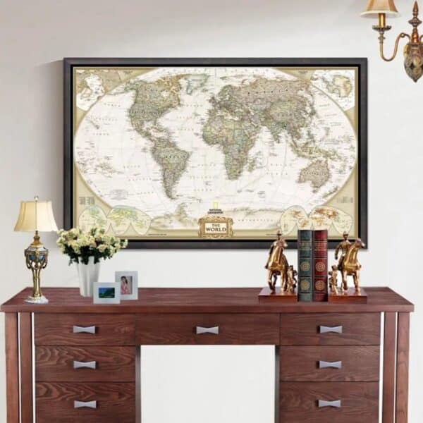 Mappemonde - Globe Terrestre Ancien
