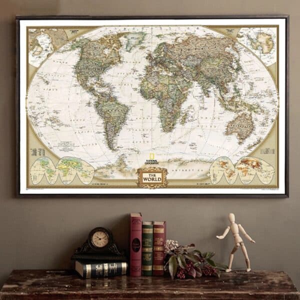 Mappemonde - Globe Terrestre Ancien