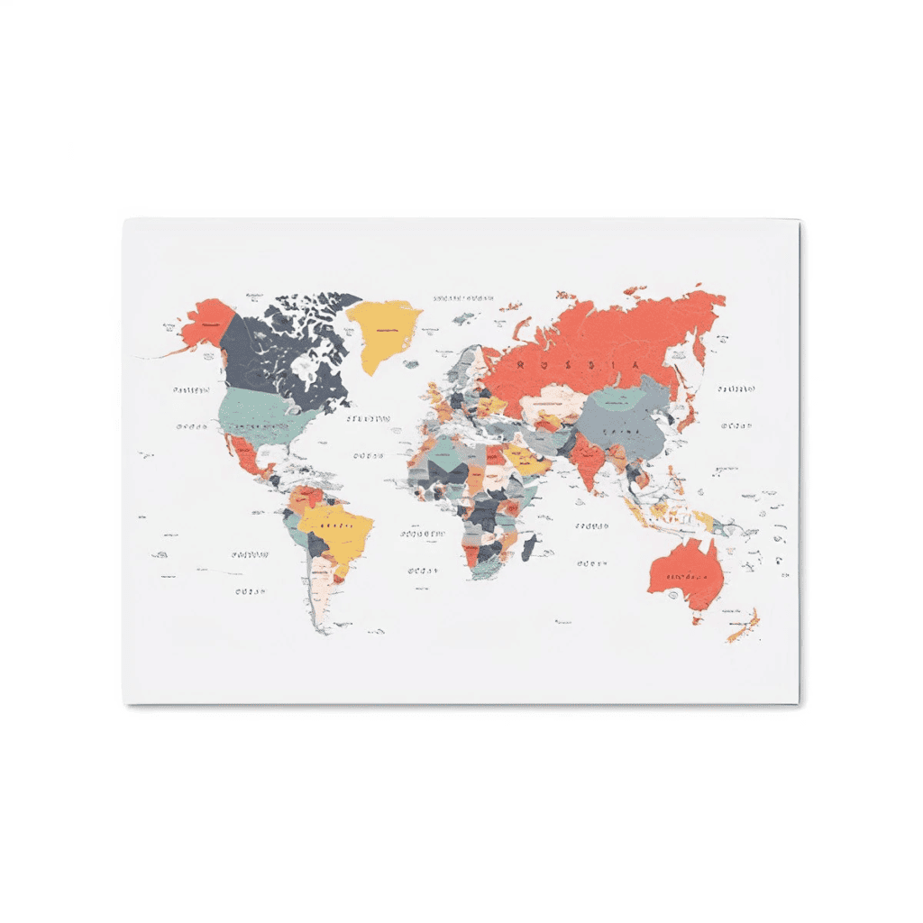 Mappemonde - Toile