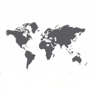 Stickers Carte du Monde - Murale