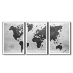 Tableau Carte du Monde = Moderne