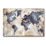 Tableau Mappemonde - Ancien